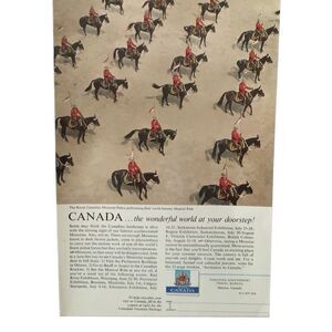 Vintage 1962 Canada World at Your Doorstep Ad Advertisement
